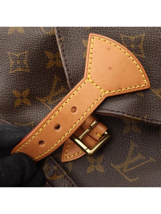 Louis Vuitton Backpack Montsouris MM Monogram Canvas Leather main image 8